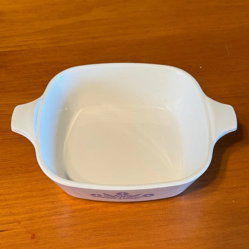 Vintage Corning Ware Blue Cornflower P-41 Petite Pan Casserole Dish Made in USA
